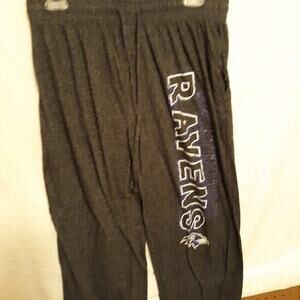 NFL Apparel Sleep Pants Baltimore Ravens Gray Size M